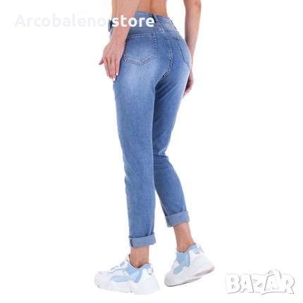 Дамски дънки с висока талия, снимка 3 - Дънки - 36002084