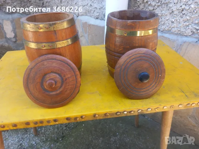 дървени буренца, снимка 2 - Декорация за дома - 49879918