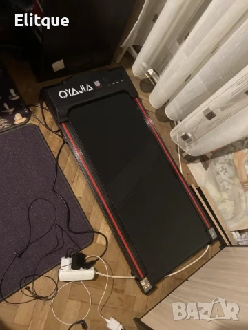 Компактна пътека за бягане с дистанционно – тиха, тънка и идеална за дом и офис , снимка 5 - Фитнес уреди - 52909004