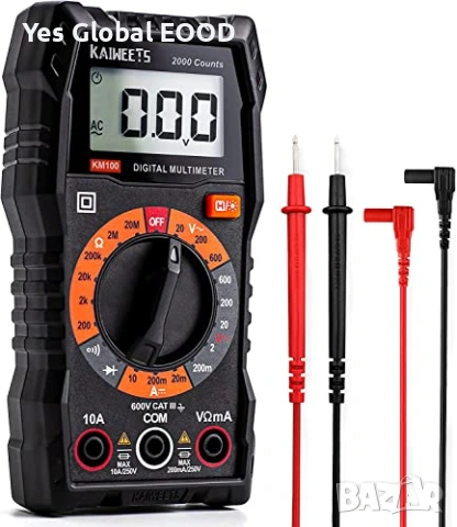 KAIWEETS KM100 дигитален мултиметър с непрекъснатост