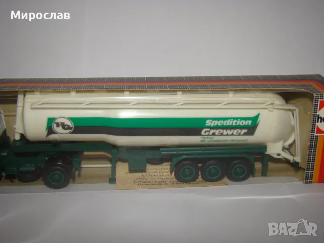HERPA H0 1/87 MAN КАМИОН МОДЕЛ ЦИСТЕРНА, снимка 3 - Колекции - 48252564