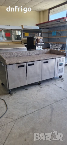 Хладилна маса с гранитен плот пица маса, снимка 2 - Обзавеждане на кухня - 50790393