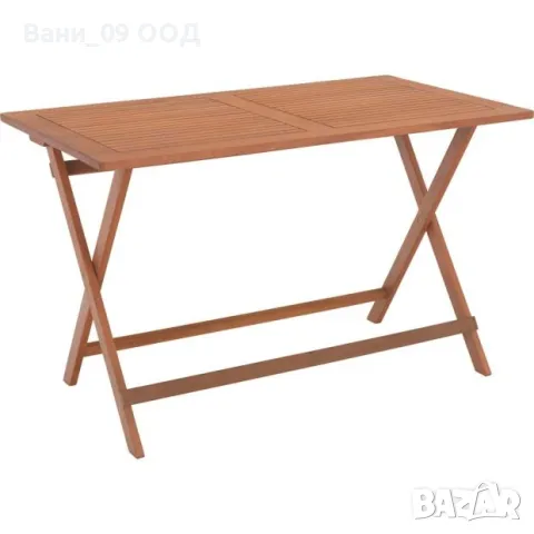 Градинска маса от евкалиптово дърво