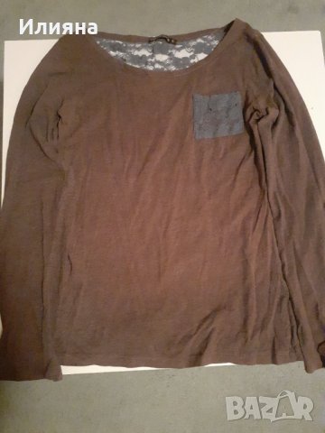 Кафява блуза, снимка 4 - Блузи с дълъг ръкав и пуловери - 39944820