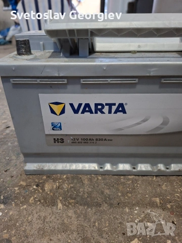 Акумулатор 100ач. Варта, снимка 4 - Части - 53490696