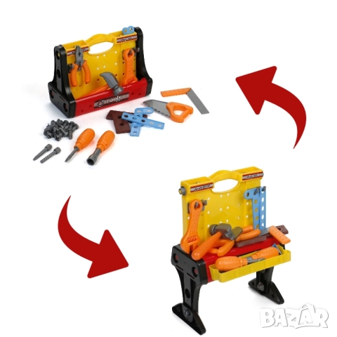 Комплект 2 в 1 Работилница "Млад майстор" , снимка 4 - Играчки за стая - 52438106