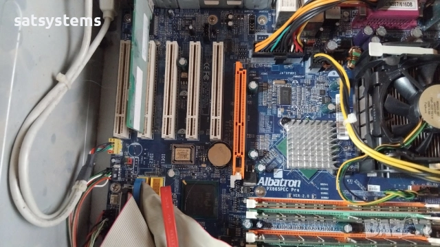 Дънна платка Albatron PX865PEC Pro (V2.0) R2.00 Socket 478 CPU+FAN+RAM, снимка 10 - Дънни платки - 47978775