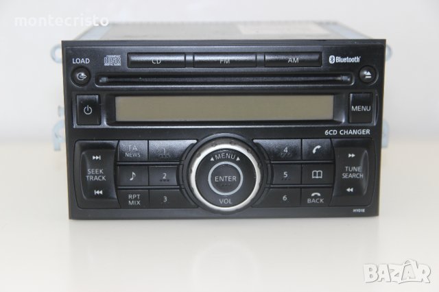 CD RADIO Bluetooth Nissan Qashqai (2007-2010г.) 6CD Changer / 28185 JD40A / 28185JD40A / касетофон
