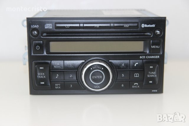 CD RADIO Bluetooth Nissan Qashqai J10 (2007-2010г.) 6CD Changer / 28185 JD40A / 28185JD40A касетофон
