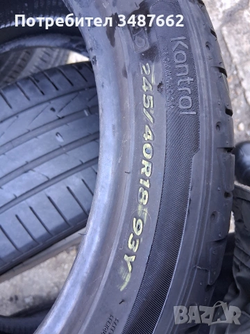 245 35 18 Континентал 2бр летни , снимка 8 - Гуми и джанти - 53837776