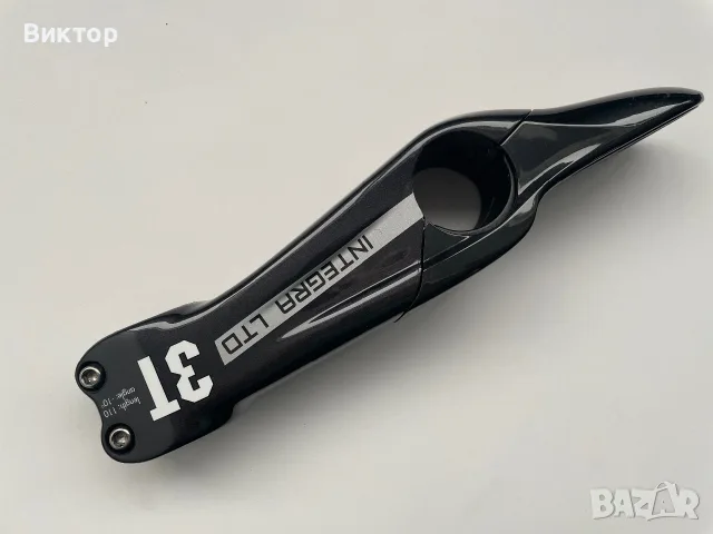 Карбонова лапа 3T Integra LTD (110mm / -10°) с вградена Garmin стойка, снимка 5 - Аксесоари за велосипеди - 56119591