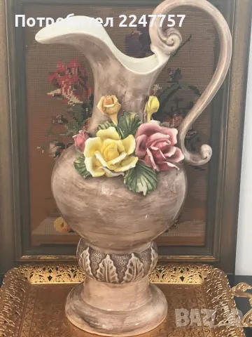 Ваза с 3Д рози 