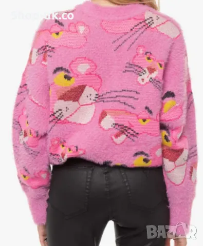 Пуловер PINK PANTHER Desigual, снимка 3 - Блузи с дълъг ръкав и пуловери - 48942207