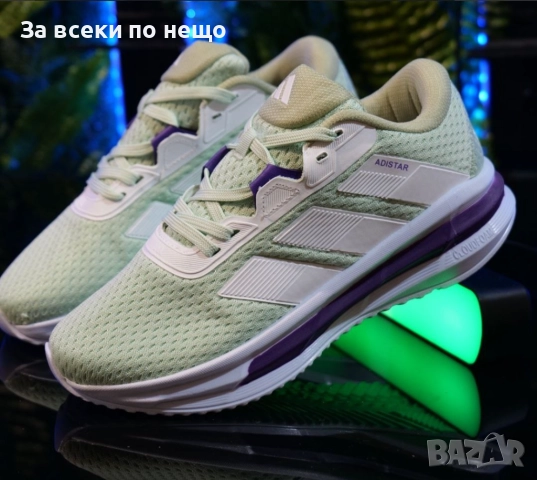 Adidas Ures Дамски Маратонки С Кутия👟Дамски Спортни Обувки Цвят - Зелено и Лилаво Код S311