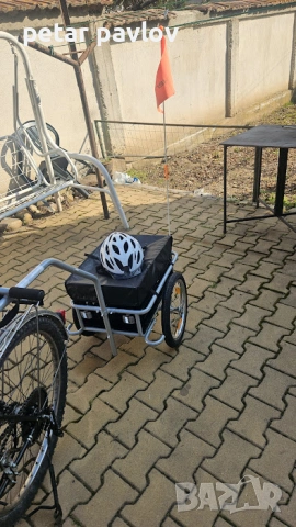 Колело с мотор + Ремарке, снимка 2 - Велосипеди - 53746641