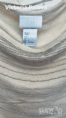 Тънка нежна блуза H&M 100% вискоза, снимка 2 - Корсети, бюстиета, топове - 50959048