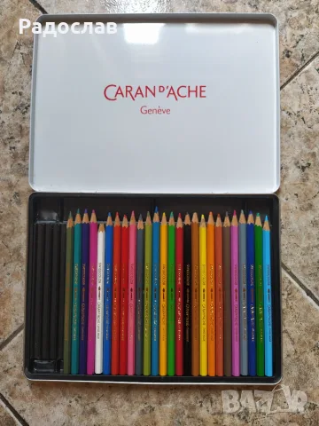 цветни моливи Caran d'Ache, снимка 2 - Ученически пособия, канцеларски материали - 55858266