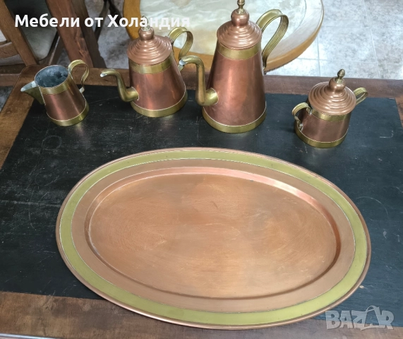 меден сет, снимка 5 - Антикварни и старинни предмети - 52466490