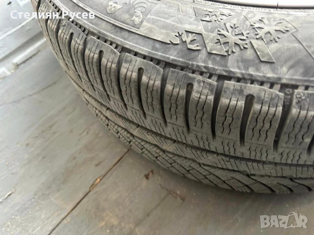 алуминиеви джанти r17 - 5 x 112 / 17 цола със зимни гуми 245 55 17 -цена 550лв, моля БЕЗ бартер !!! , снимка 5 - Гуми и джанти - 44217160