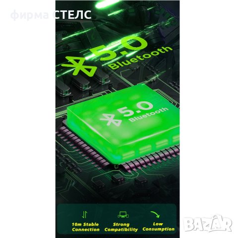 	 Геймърски слушалки STELS JX17, True Wireless, IPX4, Bluetooth, Touch Control, Черен, снимка 10 - Безжични слушалки - 41514936
