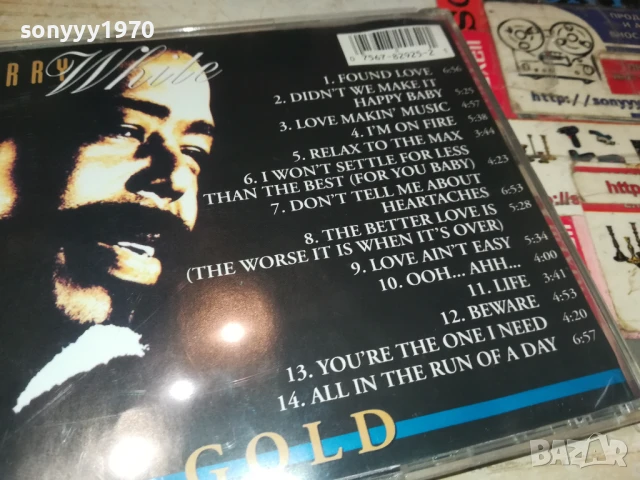 BARRY WHITE GOLD CD 0708251702, снимка 13 - CD дискове - 51288150