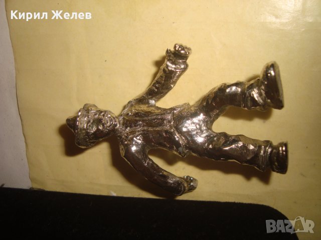 ОЛОВНА ФИГУРКА ЧОВЕЧЕ ПИЯНИЦА МЕТАЛНА СТАТУЕТКА за КОЛЕКЦИЯ ХУДОЖЕСТВЕНА МАЙСТОРСКА РАБОТА 24833, снимка 8 - Колекции - 34485637