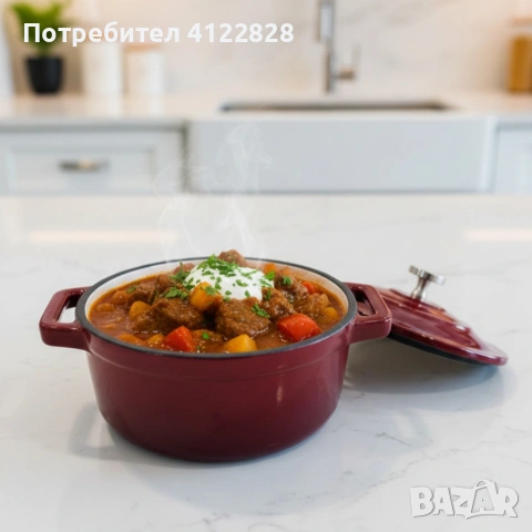 мини чугунена тенджера