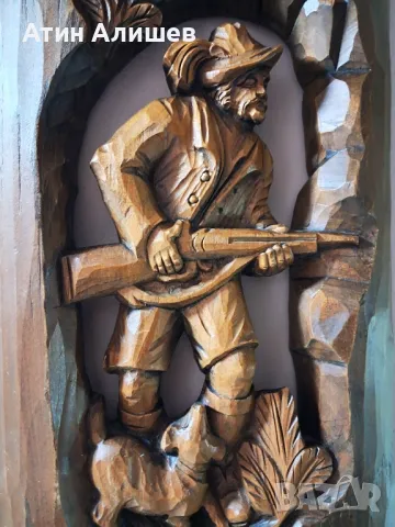 дърворезба ръчно изработена , снимка 2 - Картини - 50152888