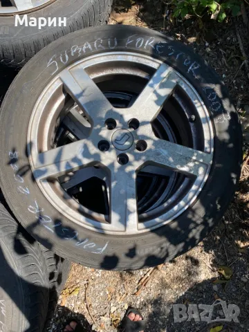 Джанти 17 цола SUBARU 5x100, снимка 10 - Гуми и джанти - 47402219