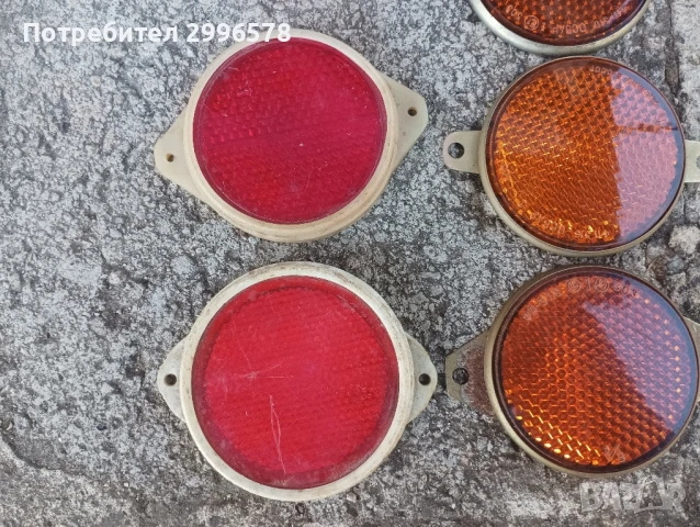 Светлоотразители светлоотразител винтич ретро мотор мотоциклет кола камион стоп, снимка 4 - Части - 50840442