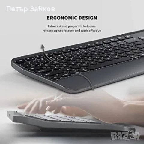 Bluetooth клавиатура NIXIUKOL за Mac OS, снимка 3 - Клавиатури и мишки - 40891775