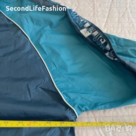 BRUGI Винтидж мъжко зелено яке с цип и подплата, размер L, USA Open., снимка 4 - Якета - 52469675