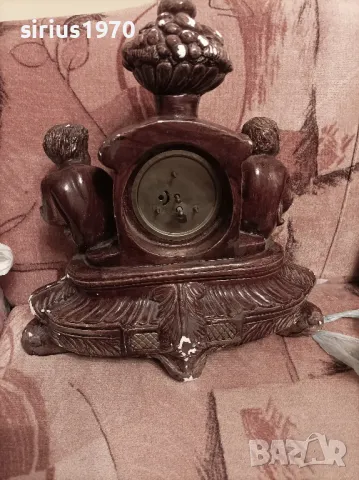 механичен каминен часовник, снимка 2 - Стенни часовници - 47807113