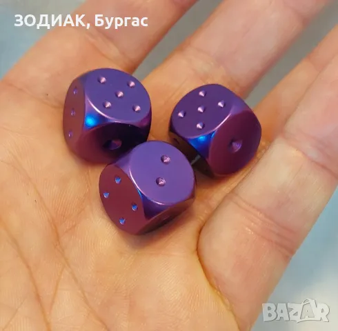 Луксозен Комплект МЕТАЛНИ ЗАРОВЕ, снимка 2 - Настолни игри - 27082897