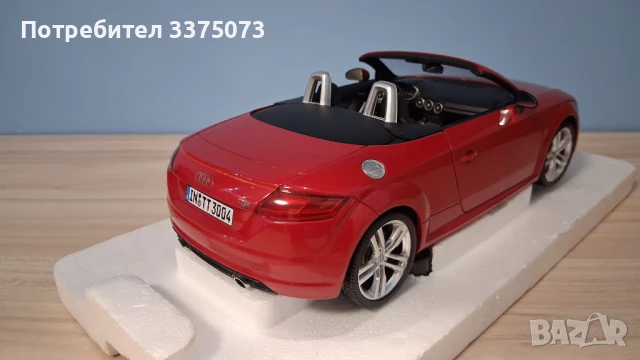  AUDI TT Roadster Tangored 1:18 MINICHAMPS , снимка 3 - Колекции - 51251572