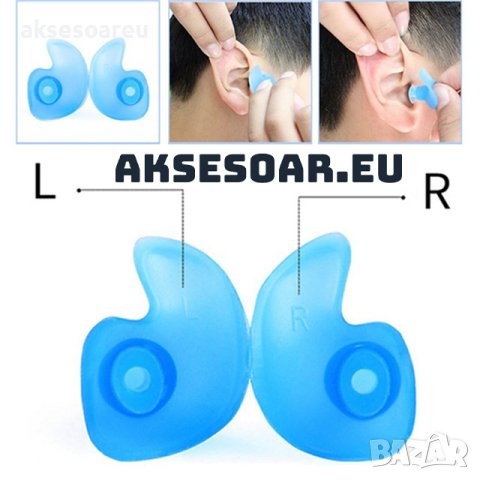 Чифт меки силиконови тапи за уши Плуване Водоустойчиви антишумни тапи Защитни за сън вода Гмуркане А, снимка 18 - Водни спортове - 41021660