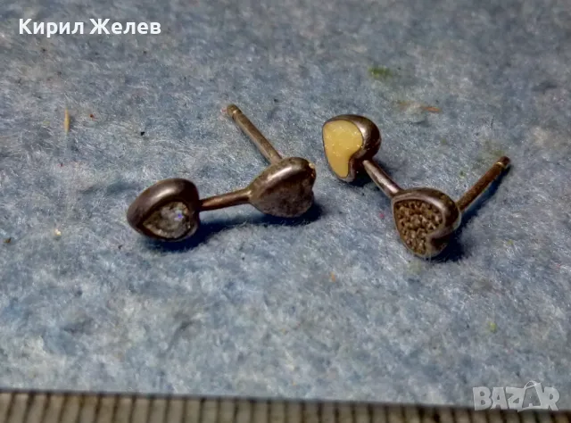 PANDORA СЪРЦЕВИДНИ СРЕБЪРНИ ОБЕЦИ ПАНДОРА СРЕБРО S925 ALE с ЦИРКОНИ и ЕМАЙЛ 48579, снимка 11 - Обеци - 49144419