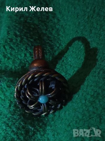 19 ВЕК ВЪЗРОЖДЕНСКИ ТРАДИЦИОНЕН ТЮРКОАЗЕН ПРЪСТЕН БРОНЗ САЧАН МАЙСТОРСКА СТАРА ИЗРАБОТКА 22208, снимка 18 - Антикварни и старинни предмети - 33051710