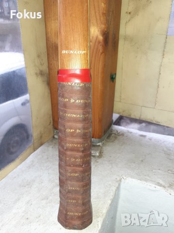 Стара колекционерска ракета за тенис Dunlop Maxply, снимка 3 - Антикварни и старинни предмети - 39827292