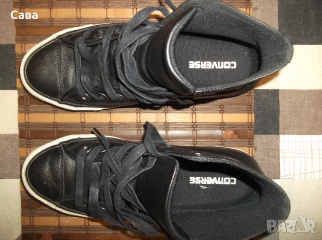 Кожени кецове CONVERSE , снимка 2 - Кецове - 52666686