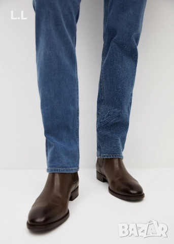 Мъжки боти от естествена кожа, снимка 2 - Мъжки боти - 52090356