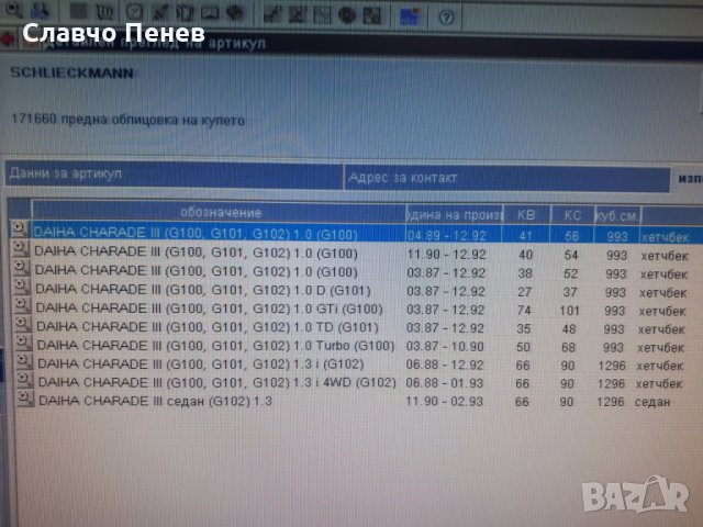 Греда средна челна за Daihatsu CHARADE  87-93 ( G100S/102), снимка 9 - Части - 33853597