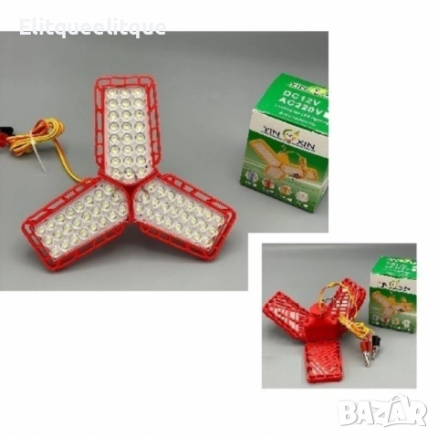 LED лампа 12V със щипки – мобилно и мощно осветление, снимка 4 - Лед осветление - 52295228