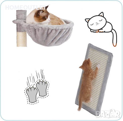 Котешка катерушка / дърво EMPJ032W, снимка 6 - За котки - 36306175