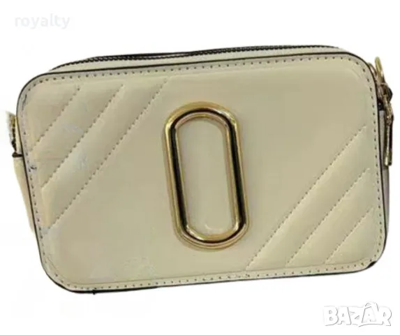 Стилна дамска чанта с метален акцент, снимка 11 - Чанти - 49002315