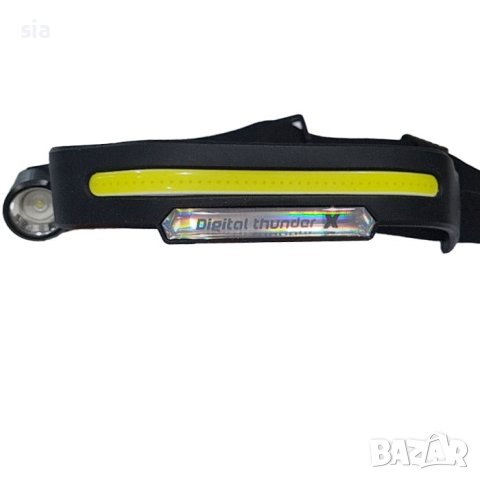 Челник със сензор, COB + LED, USB, снимка 2 - Къмпинг осветление - 41840390