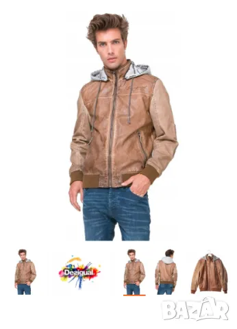 DESIGUAL LORENZO  кожено яке  размер Л-Хл