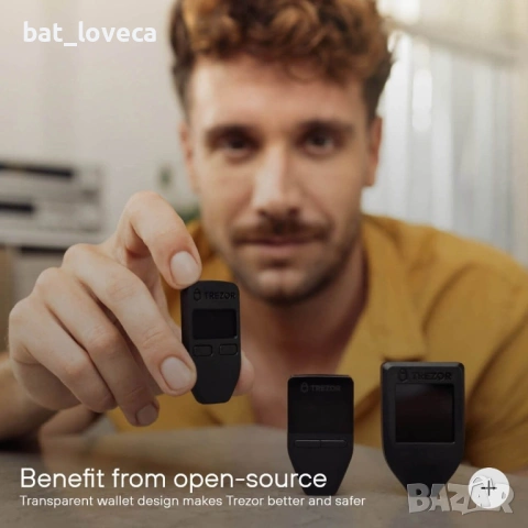 Нов Хардуерен портфейл за криптовалути - Trezor Model T (черен), снимка 4 - Друга електроника - 53756548