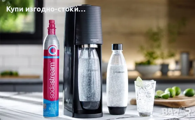 SodaStream Terra машина за газиране на вода, черен