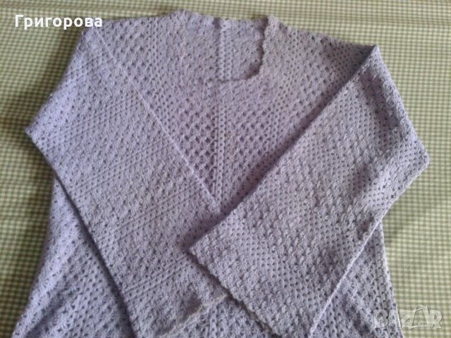 Зимни Дамски пуловери ръчно плетиво, снимка 6 - Блузи с дълъг ръкав и пуловери - 15941722